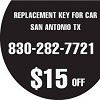 Replacement Key For Car San Antonio TX